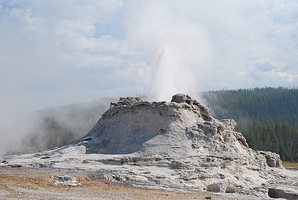 Yellowstone - Castle geyser
